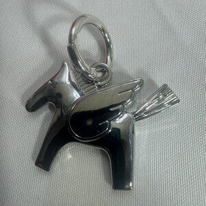 Pegasus silver Plated Purse Charm, Key Chain, Phone Charm